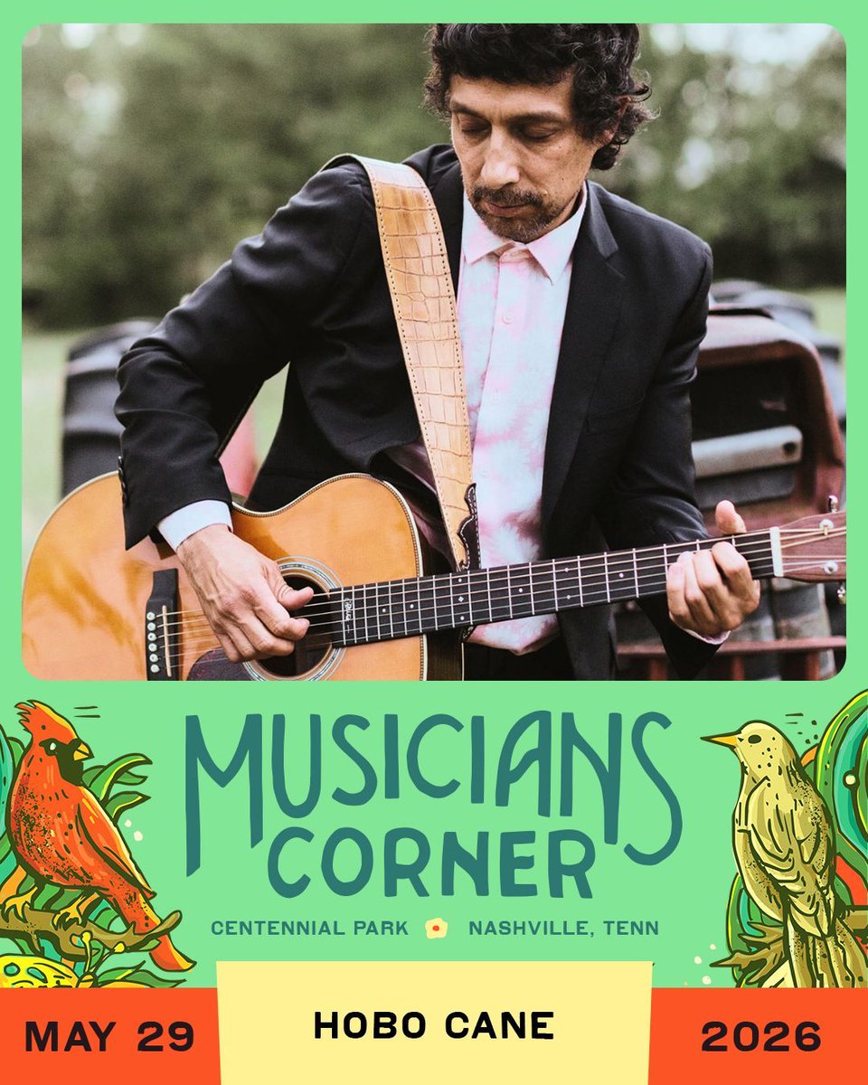 MusCornerNash's tweet photo. Take a look at our opening lineup for this Friday at Musicians Corner! Come out and spend your night at Centennial Park with great free live music, artisan vendors, and local food trucks!🎶🌿 

#musicianscorner #centennialpark #freelivemusic #musicinthepark #nashvilletn https://t.co/VG4GmveEQA