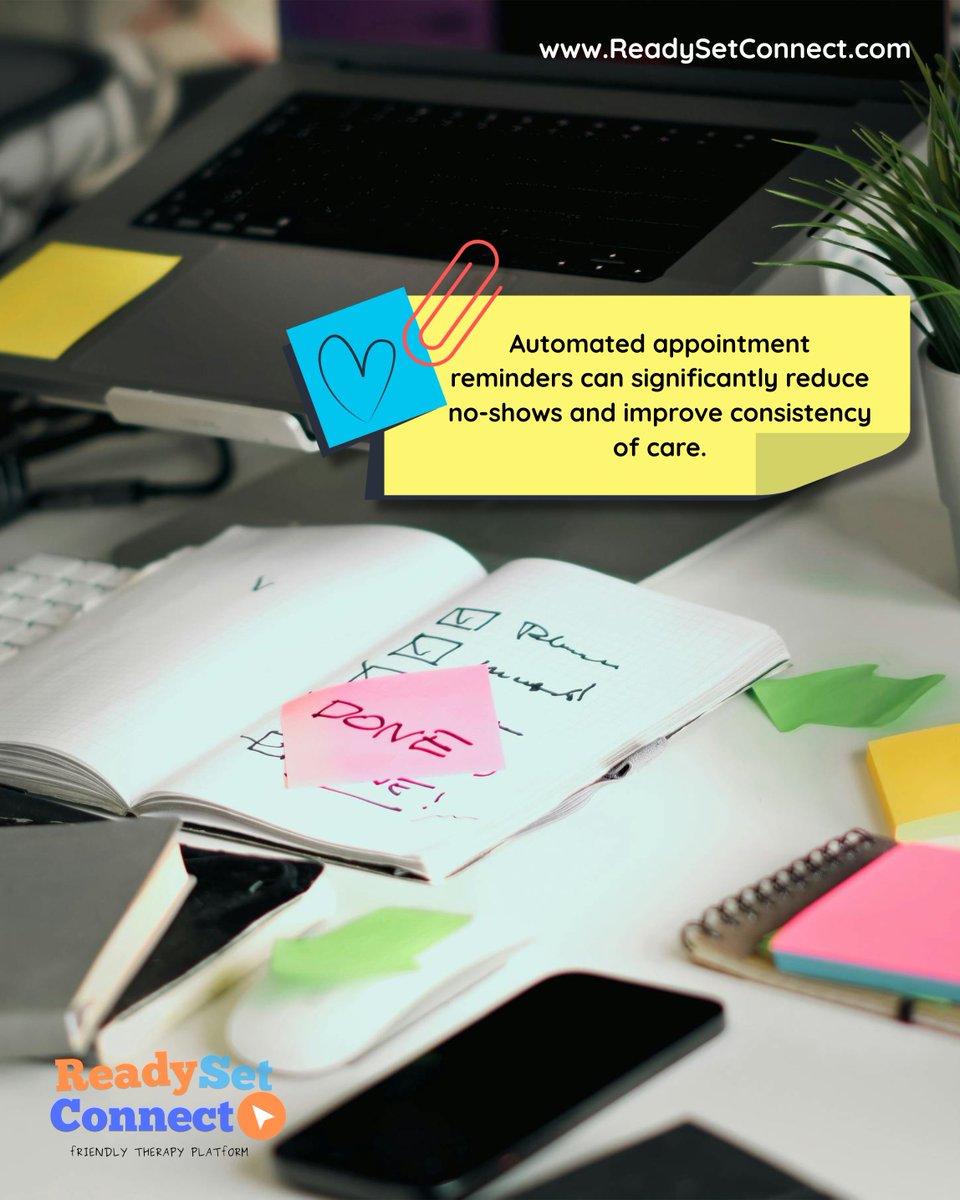 set_connect's tweet photo. Did you know?

With ReadySetConnect, reminders are sent automatically through email or SMS—helping families stay informed and practices stay organized.

Small systems create big improvements in care continuity, communication, and outcomes.

#PracticeTips #HealthcareTechnology https://t.co/HyeBc9iCOW