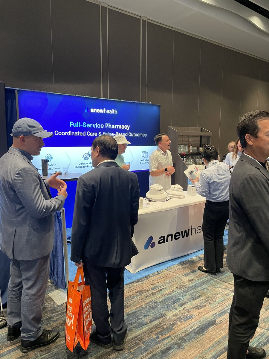 Anew_HealthRx's tweet photo. A big thank you to everyone who joined us at this year’s
@AmerPhysGrps Spring Conference.  

We appreciated the thoughtful discussion during our showcase, “Prioritizing Polypharmacy”, and the shared focus on advancing care coordination for complex patients at home. https://t.co/1wxAlCOudo