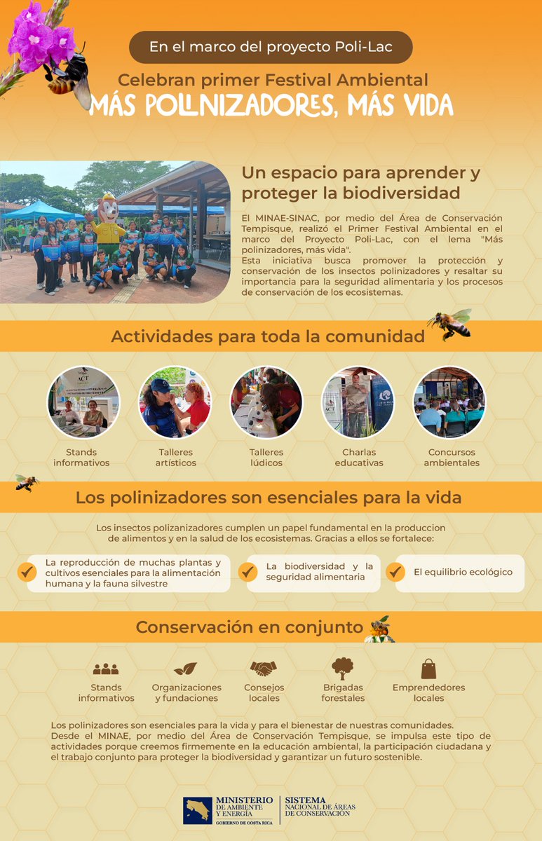 CRMinae's tweet photo. Los insectos polinizadores cumplen un papel fundamental en la producción de alimentos y en la salud de los ecosistemas, ya que permiten la reproducción de una gran cantidad de plantas y cultivos esenciales para la alimentación humana y la fauna silvestre. https://t.co/BLW04WKAgf