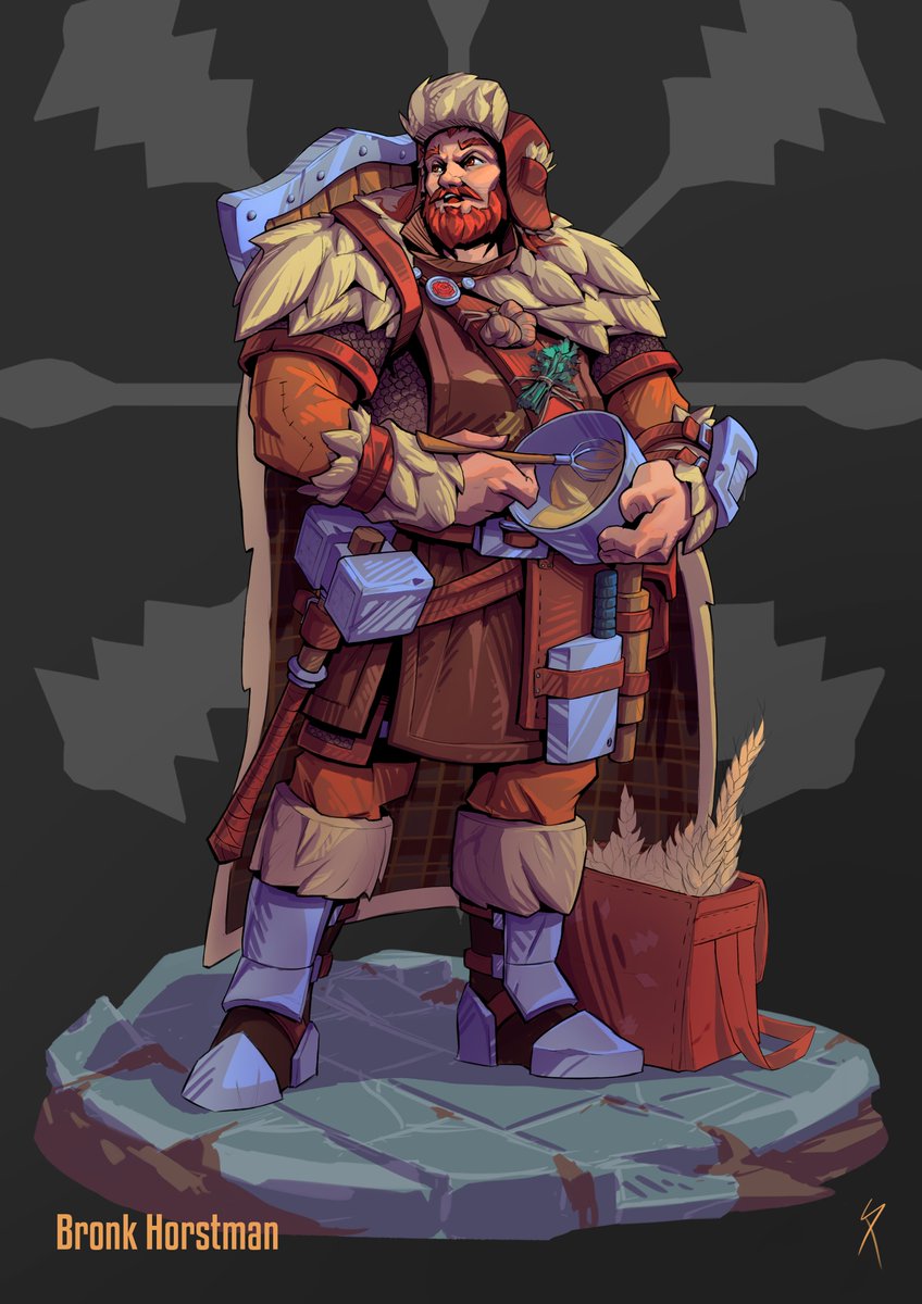 jamjoart's tweet photo. 🥖
#rpg #DnD #dungeonsanddragons #characterdesign #TTRPG #fantasy #concetpart #rpgparty #illustration #commissiondnd #cuisiner #chef https://t.co/Lz5FsFGTfL