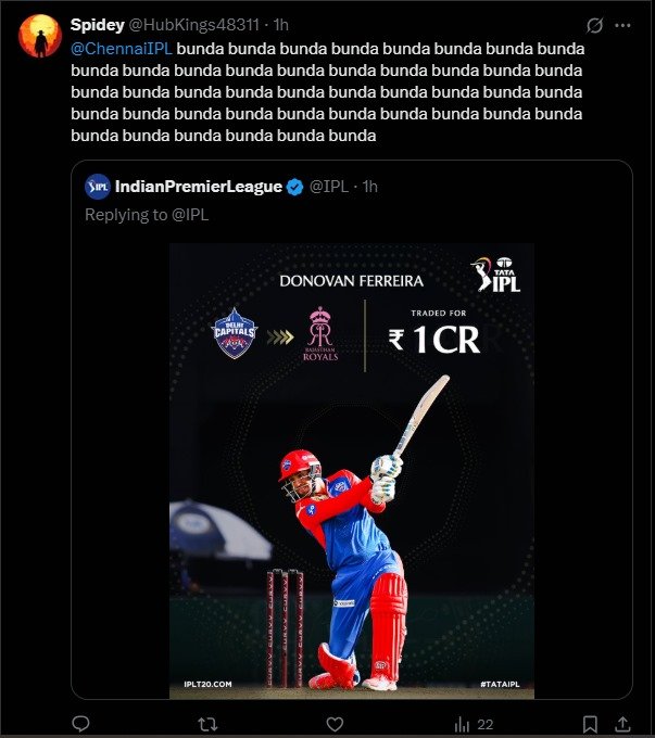AshwinRocks6's tweet photo. Match adama kooda ragebait panringlee da dei 😭😭😭 @ChennaiIPL 

Keeping our clown team aside this fooker @DelhiCapitals traded him for Nitish Rana 😭😭😭😭😭😭😭😭😭 https://t.co/DagYGImX9O
