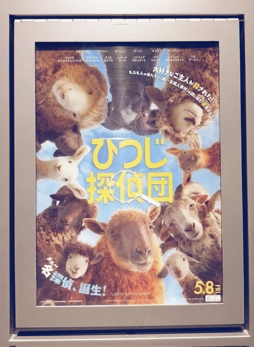 hitsujiki_2's tweet photo. 今日は
 『ひつじ探偵団』
を観に行きました🐏🔍 https://t.co/gVpekwTChi