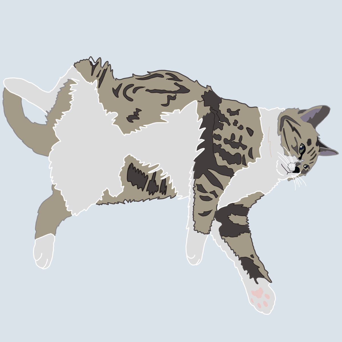 onnn070's tweet photo. うちのおひめさま
#イラスト　#cat   #猫 https://t.co/YNMudfXSKD