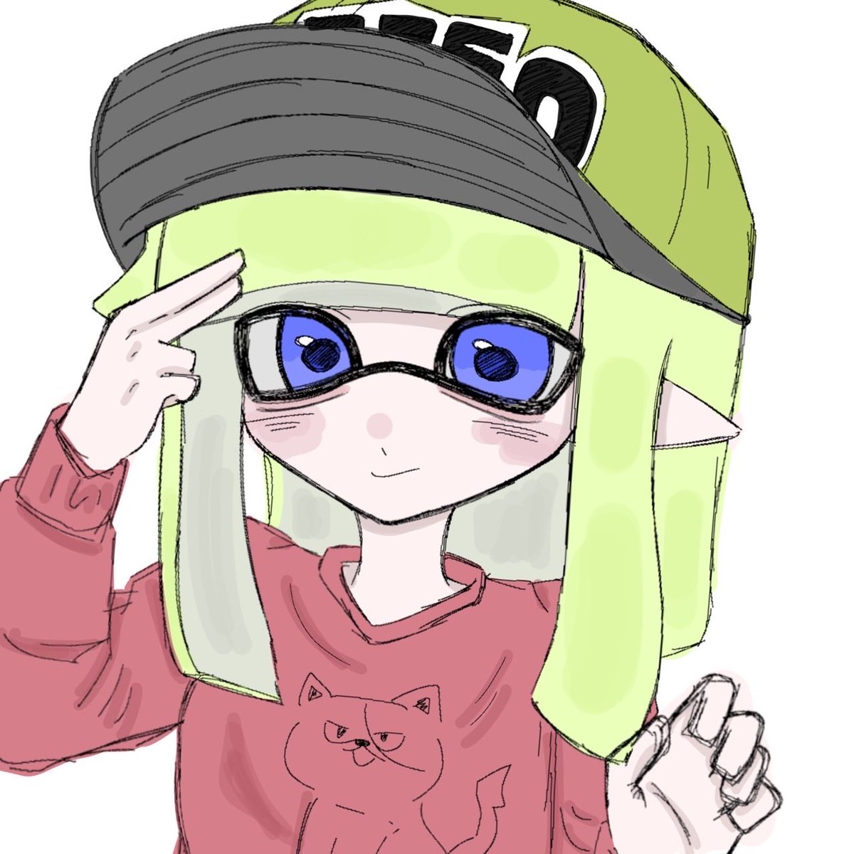 34822_'s tweet photo. 下書きのほうが可愛い՞ ඉ́ ̫ ඉ̀ ՞ https://t.co/ZoW0xmhazN