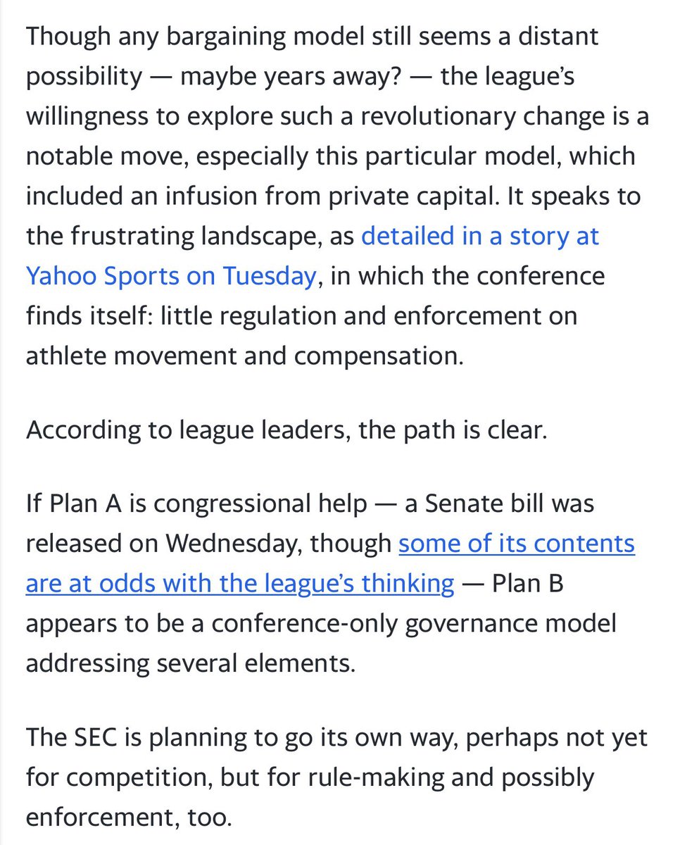 WinterSportsLaw's tweet photo. More self governance and collective bargaining discussions within the SEC.

It also sounds like changes are coming to the CSC as soon as this summer. https://t.co/MwyJYLnABl