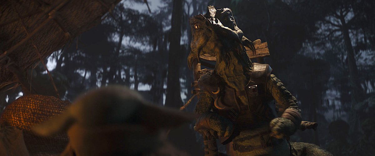 fuertecito's tweet photo. Esta parte de The Mandalorian and Grogu es el corazón de la película y me recordó tanto a la Star Wars más clásica 💚 https://t.co/QxPzelwv4n