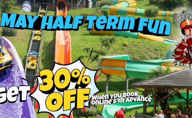 DevonTopDaysOut's tweet photo. Visit Woodlands Family Theme Park this half term for a week packed with family adventures, exciting rides and unforgettable fun! Book in advance for a 30% discount until 31 May. #woodlandsthemepark #visitdevon https://t.co/wIcACetMhP