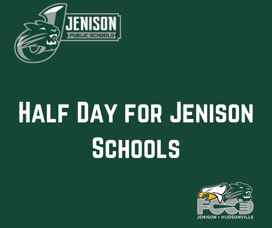 JenHudFood's tweet photo. Half day for Jenison https://t.co/lGJSNUTfGX