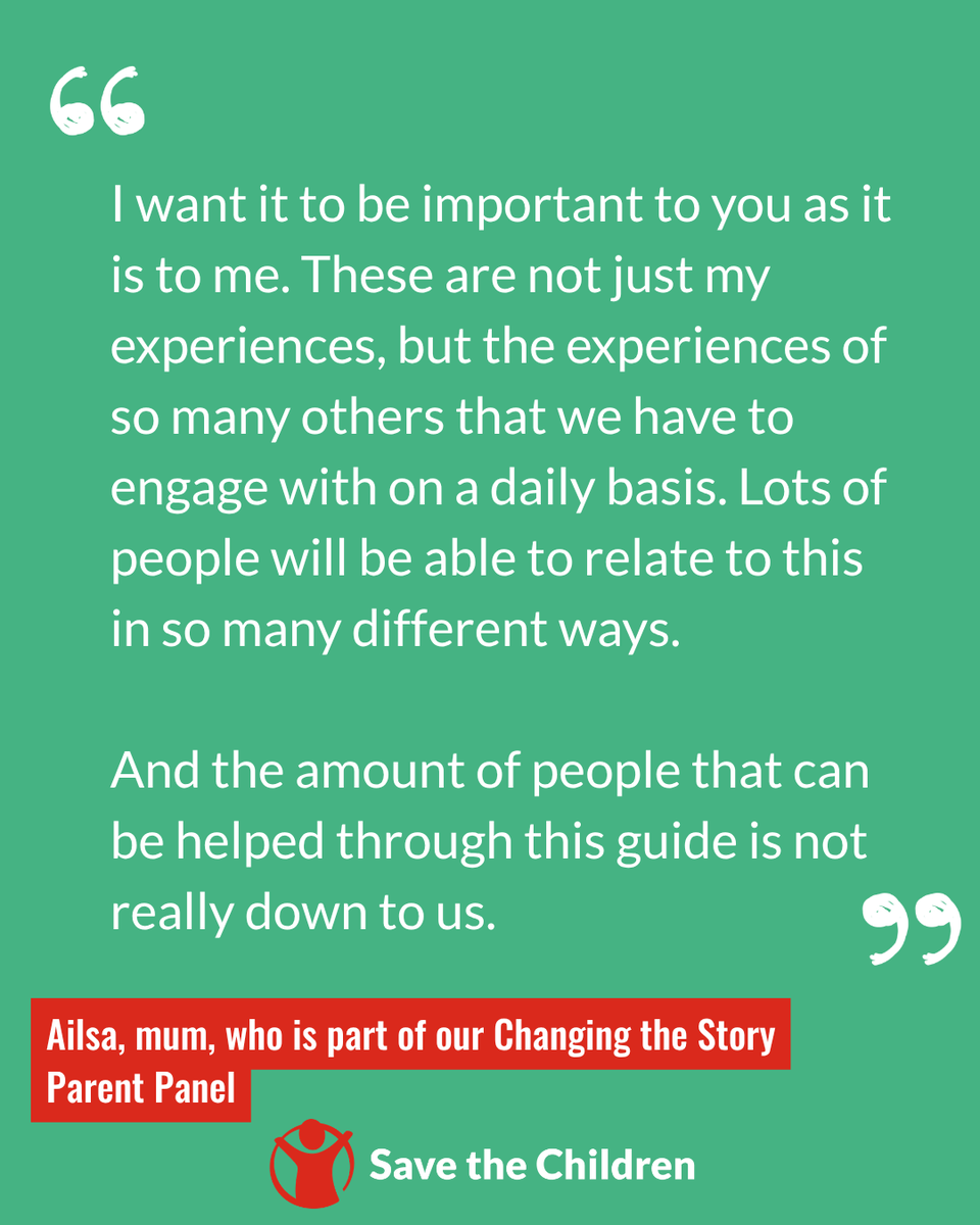 SaveChildrenSCO's tweet photo. How we talk about child poverty matters.

That’s why our #ChangingTheStory project @jrf_uk is so important - a guide shaped by parents with lived experience to help change the narrative around child poverty in Scotland.

Read more: https://t.co/T1HFU64xDc https://t.co/d8JwheiqXh