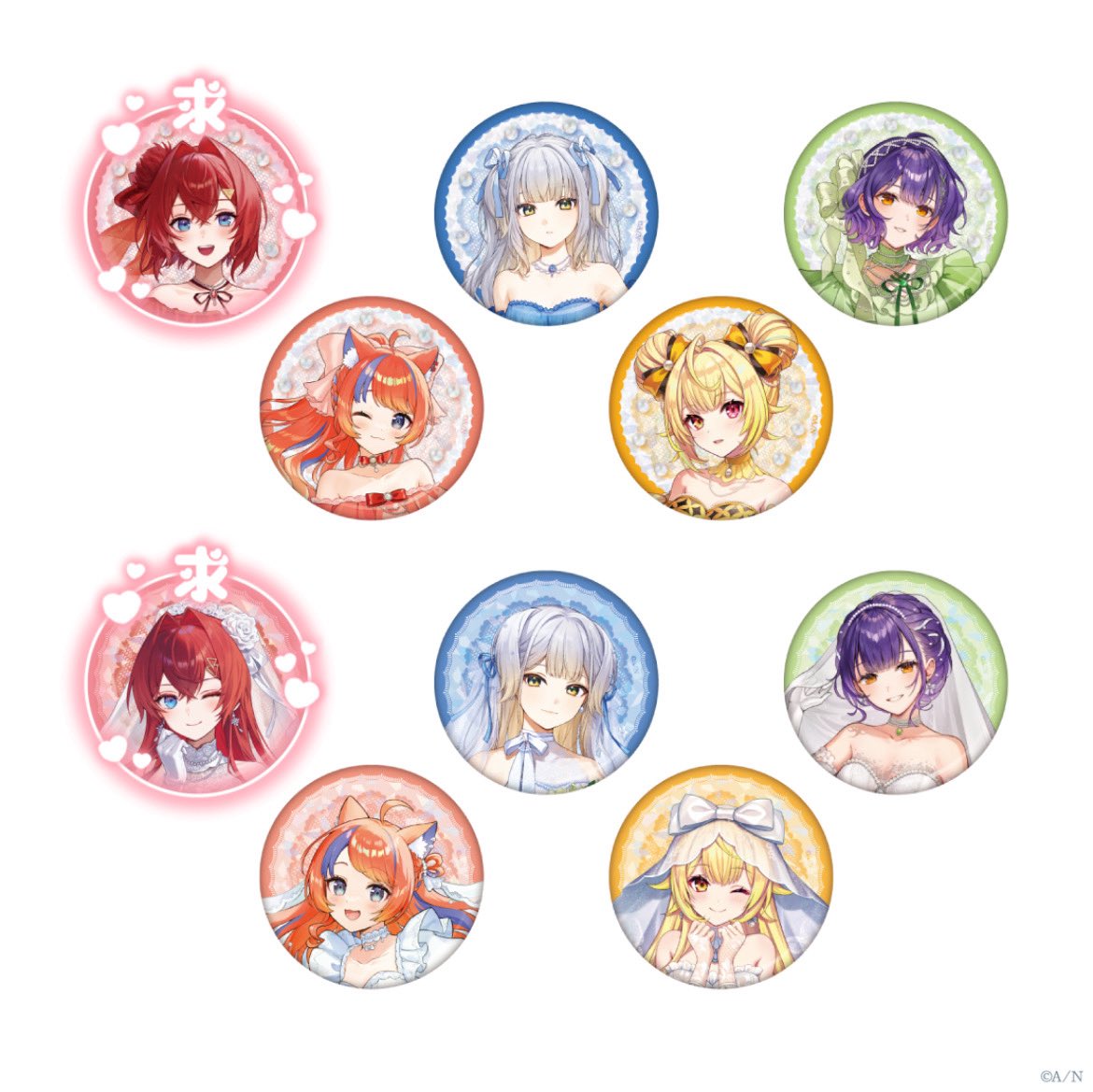 Linaria__s2's tweet photo. ꒰ 買取 ꒱
にじさんじ Luminous Marriage ジューンブライド2026 ランダム缶バッジ Bグループ

譲┊︎定価+送料
求┊︎❤

募集している身で恐縮ですが、購入数が少数の方はお断りさせていただく場合があります https://t.co/tzjDMZGJ2y