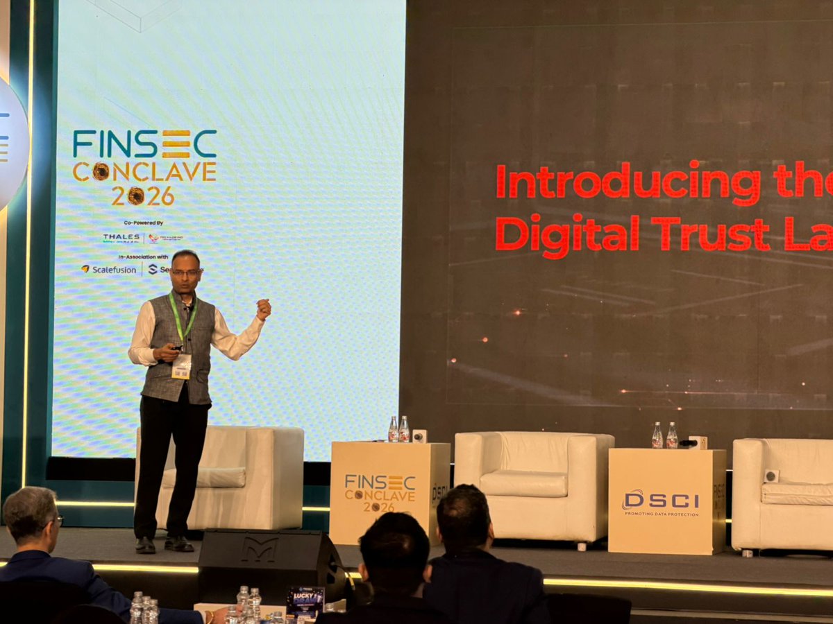 CoeNational's tweet photo. Nilesh Dhande, CEO &amp; Co-Founder, FORTYTWO LABS, delivered a keynote address at the FINSEC main stage on reimagining cybersecurity for a quantum-aware world.

FORTYTWO LABS is also showcasing its solutions at the #InnovationArcade during #FINSEC2026. Meet the team at the Arcade. https://t.co/BjpZWISCCl