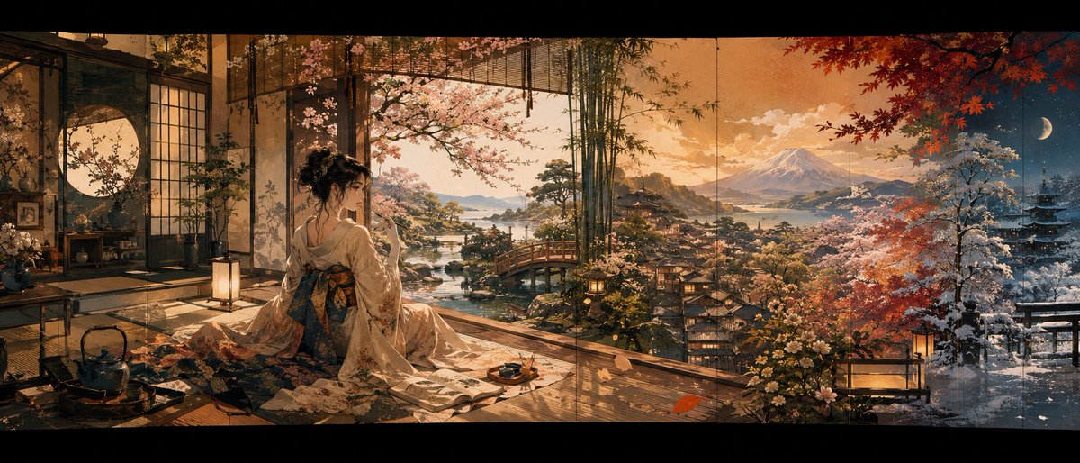 Four Seasons Japanese Panorama