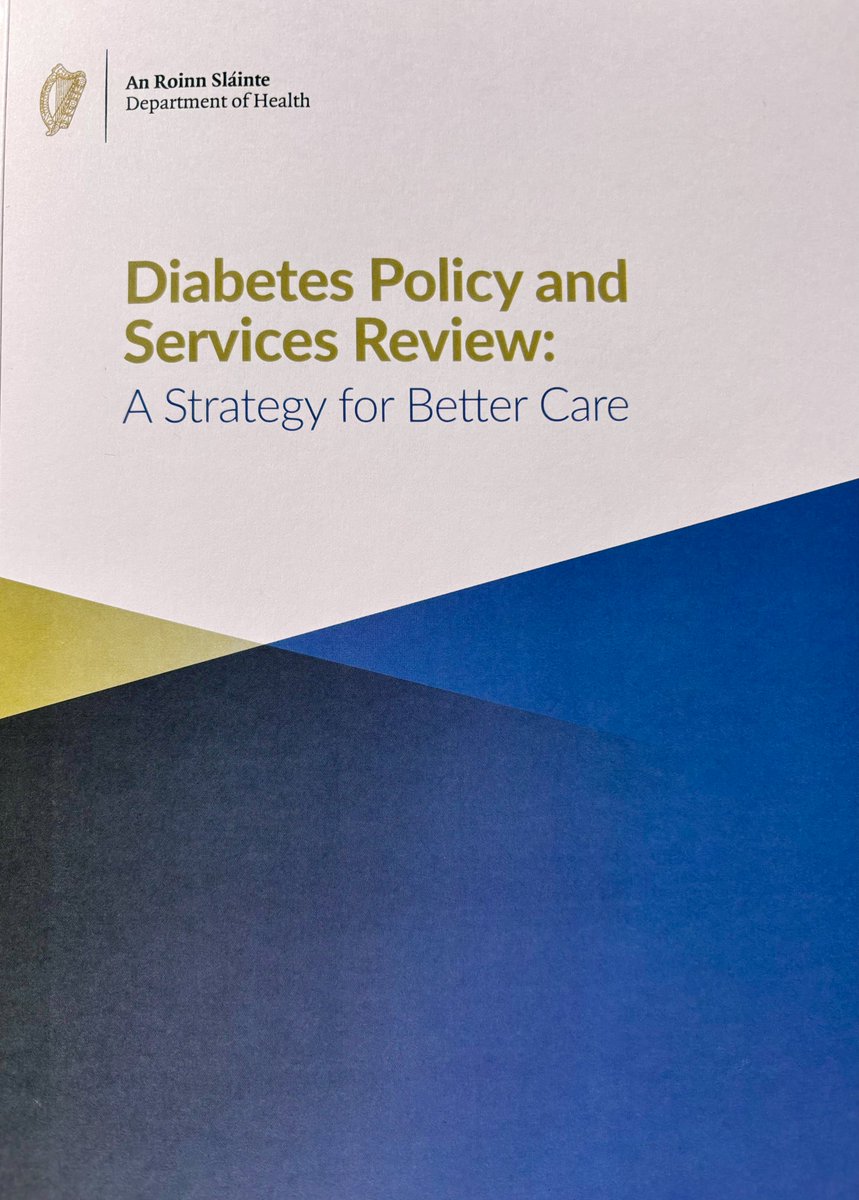 Diabetes_ie's tweet photo. Diabetes Ireland is delighted to welcome the publication of the ‘Diabetes Policy and Services Review Report: A Strategy for Better Care’. The priorities outlined – including, but not limited to, improved access to care and treatment based on clinical need, enhanced psychological supports and transition services, as well as the development of a diabetes registry and audits - have the potential to significantly improve care for people living with diabetes across Ireland.

This report marks not the end of the journey, but the beginning of a significant opportunity and the very important phase of implementation. Diabetes Ireland will continue to work closely with the Department of Health and the HSE and will strongly advocate over the coming years to ensure that the priorities outlined in the strategy are fully realised for all people living with diabetes, and for those at risk of developing diabetes, throughout Ireland.

See the detailed description of the Strategy document, and priorities outlined here: https://t.co/lvZZB3ajhV