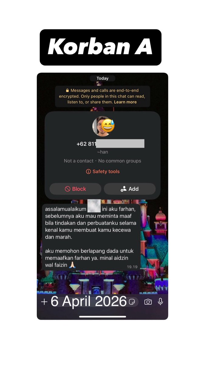 pearl_gummy's tweet photo. Bergerilya disemua dating apps, tapi paling sering di tinder/bumble. Korban biasanya diajak meet up terus diajak ke kosan/hotel alibi kemaleman lalu diajak make out &amp; hs

korban gak tau kalo dia adlh bapak anak satu. Kl deketin cewe gak cuma 1 . Jd korban yg udh ditidurin byk bgt https://t.co/Awi8eclyqE