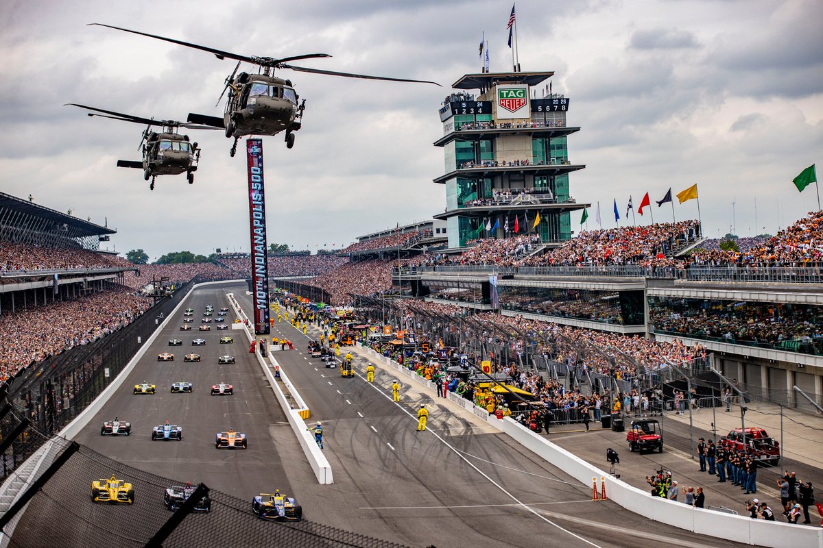 IMS's tweet photo. 365 days until we do it all over again 🔁

We're one year out from the 111th Running of the #Indy500 presented by @GainbridgeLife! 

Renew or apply for tickets by June 15 to be sure you're there when the green flag flies for the next chapter of racing's greatest story.

🎟️ >>> https://t.co/rRI6CVZwyh