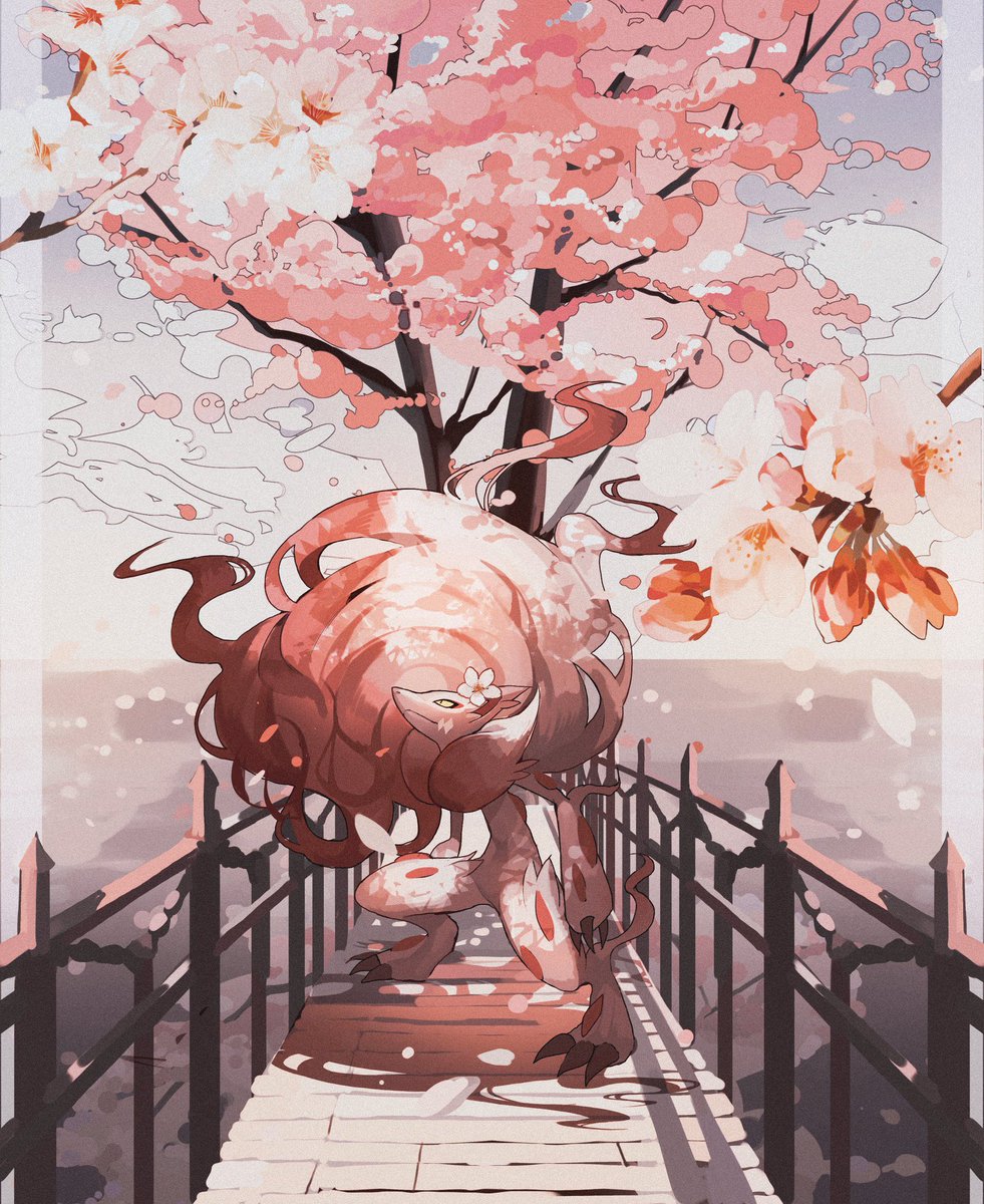 mmocc123's tweet photo. 桜とポケモン🌸 https://t.co/ivsFKjTZCf