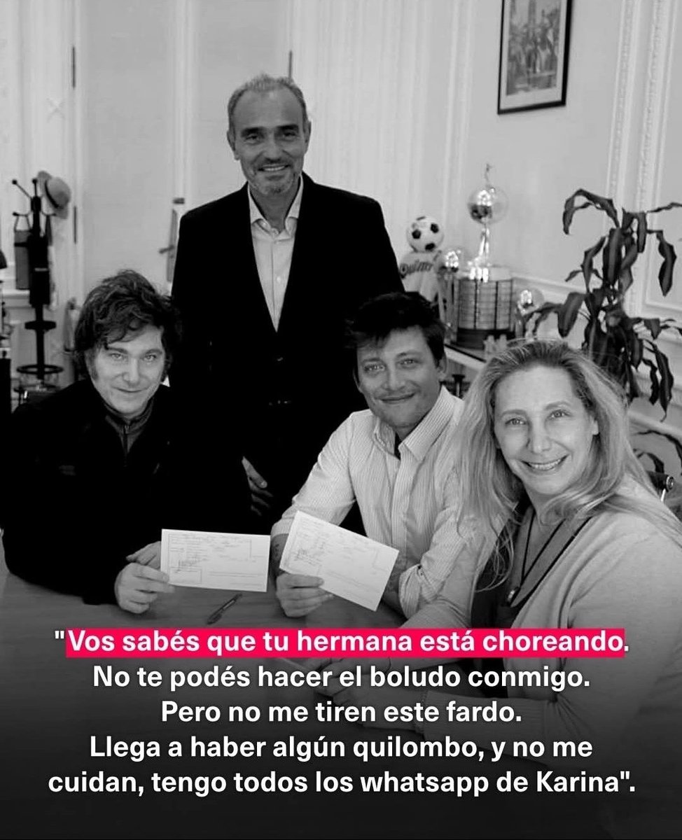 Wasem824453's tweet photo. @JMilei Habrá que ver sí tienen la misma impunidad que Macri y su banda. https://t.co/SlM4TATDXN