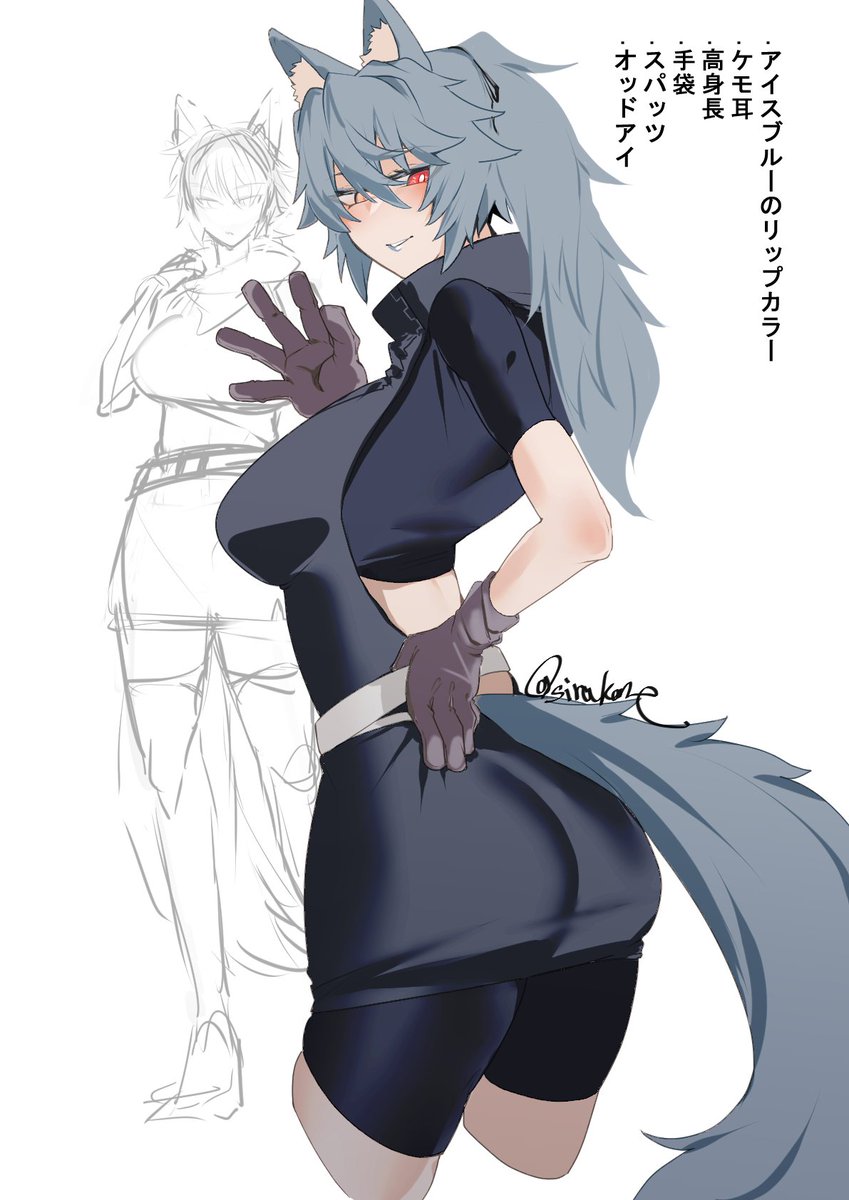 #今月描いた絵を晒そう
だいたいデカくてカッコいい子描いてた 