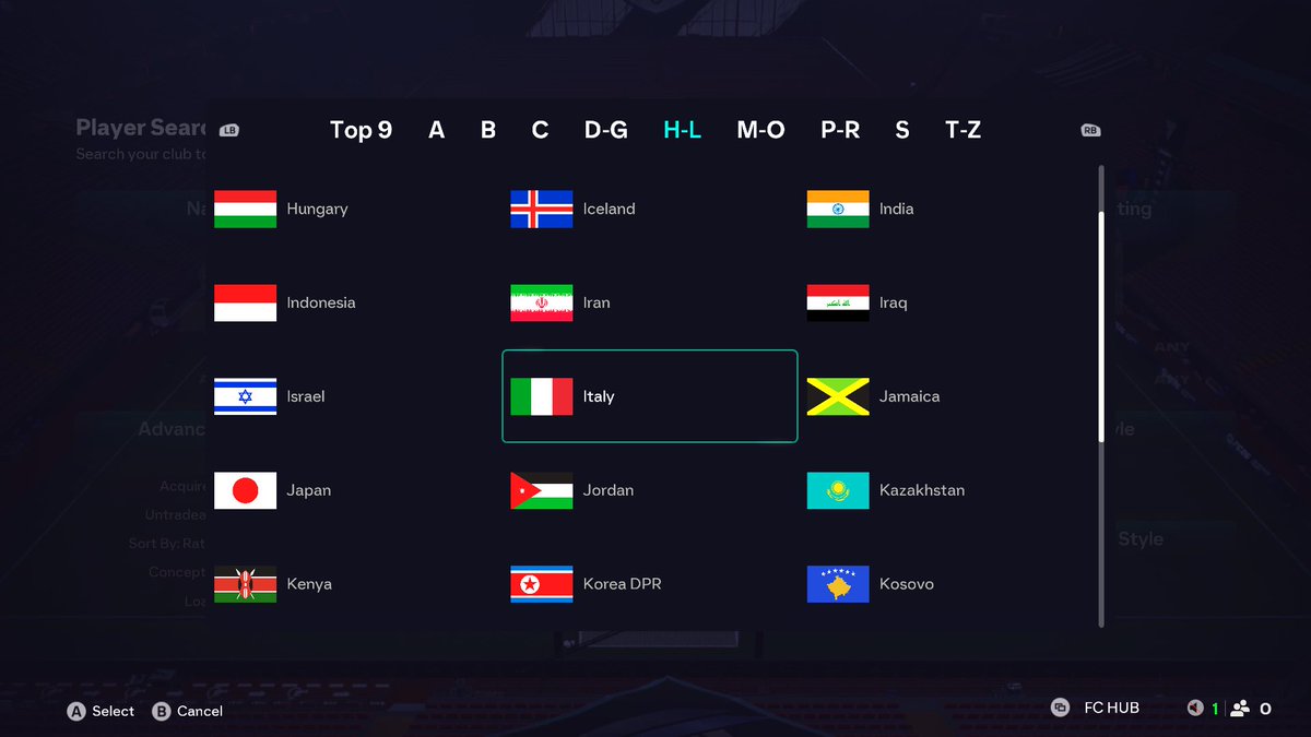 EUWMesa's tweet photo. @FUT_Accountant @EASFCDirect @FIFA22_INFO @Futdonk @EASPORTSFC @FutSheriff 
Any chance of returning Ivory Coast 🇨🇮 to the search menu in Ultimate Team? ugh 😓 https://t.co/moEewpEzHi