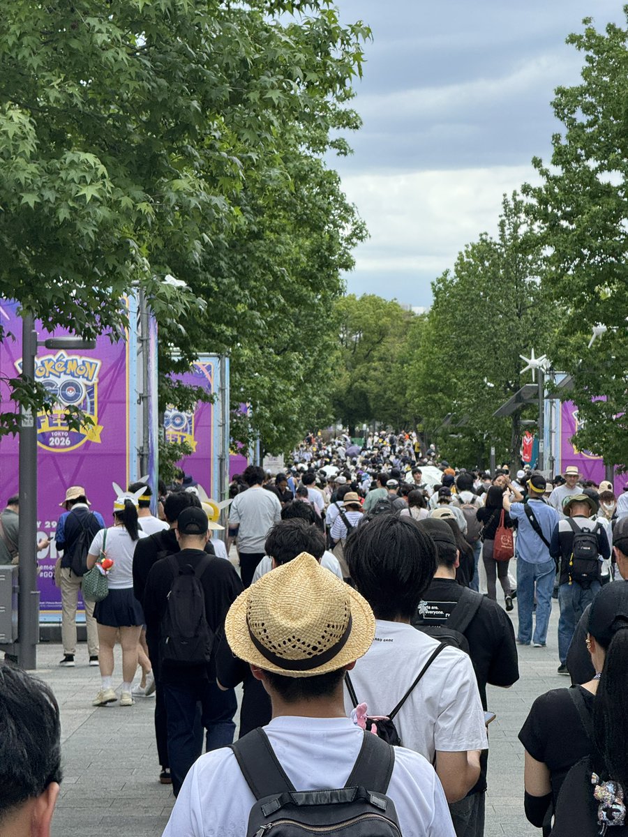 Junichi_Masuda's tweet photo. ポケモンGO Fest 2026 に行ってきたよ！
会場はたくさんのトレーナーで盛り上がってたよ！
物産展もあって、お台場全体がお祭りみたいな雰囲気で楽しかった！
みんなもぜひ遊びに行ってみてね！ https://t.co/DEoV7yDQXR