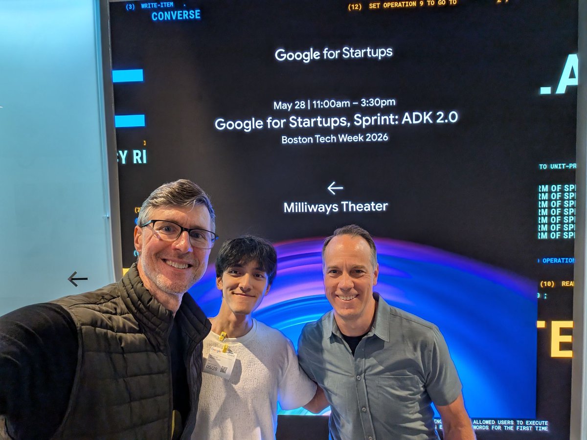 Shakirov_Andrey's tweet photo. What a phenomenal week at the #Google Cambridge Office for #BostonTechWeek! 🦞

We had an incredible turnout, and the energy in the building was unmatched.✨

Major highlights included:
- Google For Startups, Sprint: ADK 2.0 🤖
- Healthcare &amp; Life Sciences Summit 🧬🔬

#TechWeek https://t.co/pIu9yyRFtF