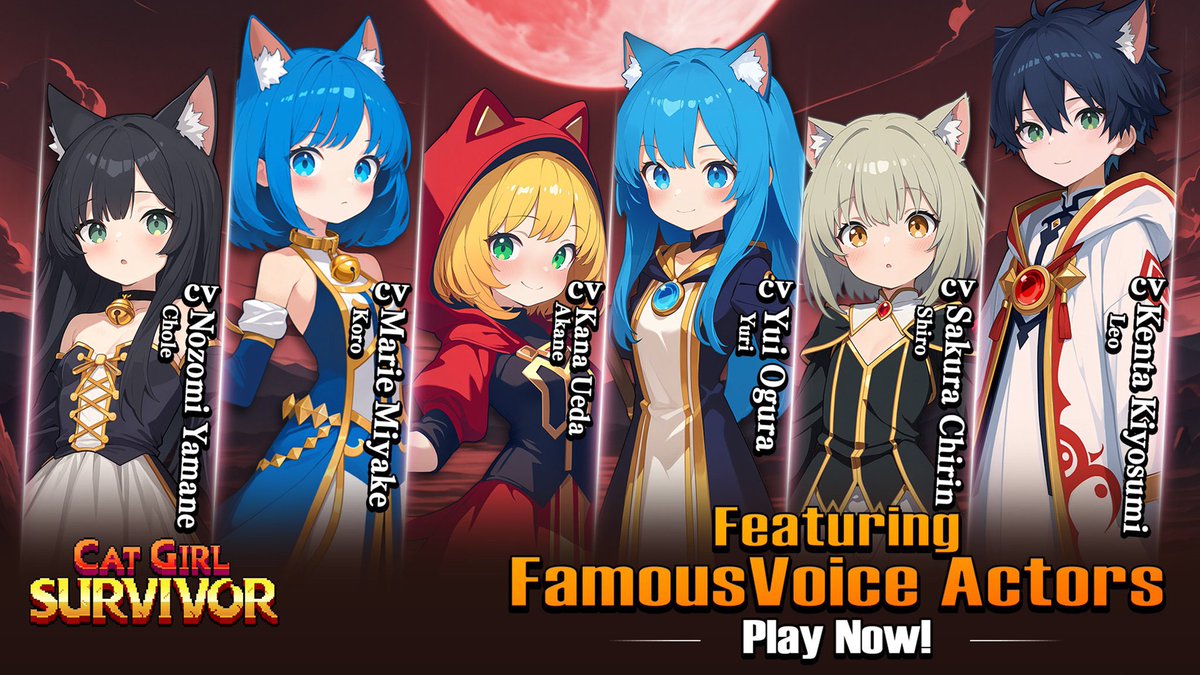 minimumstudiogm's tweet photo. Cat Girl Survivor is now available on Xbox!

A survivors-like action game enjoyed by players who have spent over 1,000 hours.
Farm powerful weapons, discover strong builds, and survive endless enemy waves.

Xbox Store:
https://t.co/lymur0WouO

Official Website:
https://t.co/1wXPm1qqUA