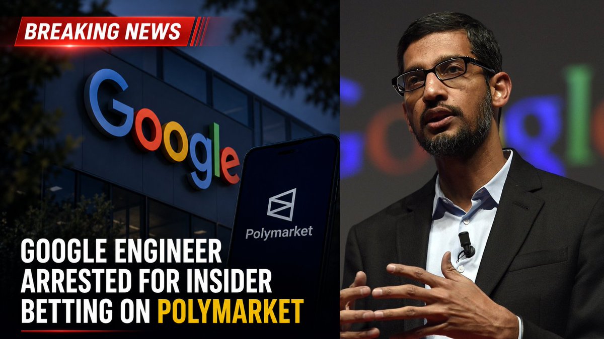 Polymonit's tweet photo. 🚨 Insider Trading Hits @Polymarket

A Google software engineer allegedly used confidential internal search data to bet on Google’s “Year in Search 2025” results before they were publicly released.

According to prosecutors:

• $2.7M wagered on Polymarket
• 23 trades with near-perfect accuracy
• $1.2M profit generated
• Internal Google data allegedly used to predict winners before announcement

The trader, operating under the username “AlphaRaccoon,” reportedly became famous across Polymarket, Discord, and X for an almost impossible win rate before users began suspecting insider knowledge.