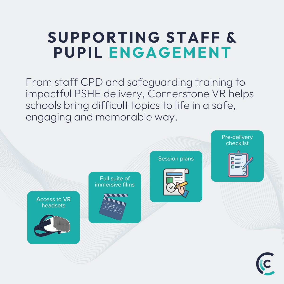 cornerstone_vr's tweet photo. We're helping schools &amp; MATs bring safeguarding, CPD and PSHE to life through virtual reality experiences that build empathy, understanding and confidence around issues including trauma, exploitation and more

Arrange a free demo with Paul Leahy ➡️ https://t.co/P97nRG3Vj5 https://t.co/RZFeTyVGZv