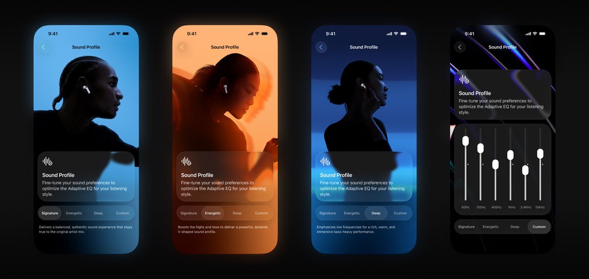 reumialab's tweet photo. AirPods App Concept https://t.co/jGbletUeM4
