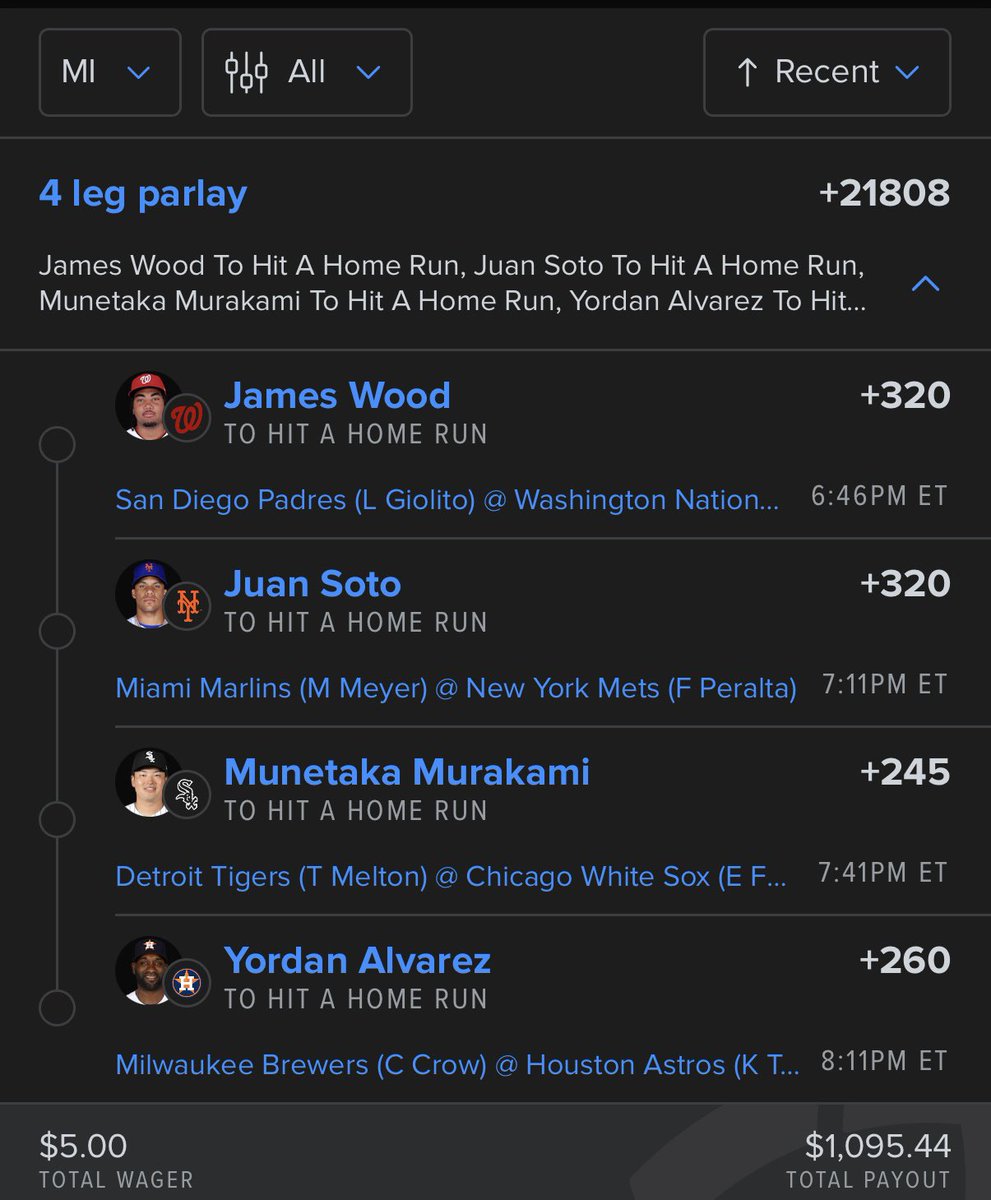 Monkeybrainbets's tweet photo. Hot streak lay? 🔥 These guys have been crushing lately… no reason to hop off now. Let’s keep it rolling and cash another one tonight 💰🐒

+21808 nuke 🔥 
 
#SportsBetting #BettingTwitter #Parlay #SportsPicks #PrizePicks #UnderdogFantasy #LockOfTheDay https://t.co/xMb11HSGWo