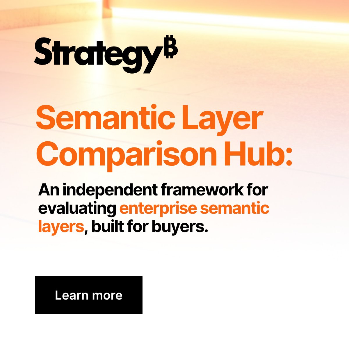 MicroStrategy's tweet photo. We built the Strategy Mosaic Semantic Layer Comparison Hub to make the evaluation easier, a framework for comparing Mosaic against AtScale, dbt Labs, Denodo, and Looker across the criteria that actually matter: governance, AI readiness, federation, self-service modeling, and pricing transparency.

Check it out here 👉 https://t.co/Q4n8k2Attl

#DataStrategy #SemanticLayer #EnterpriseData #BusinessIntelligence #AIReadiness