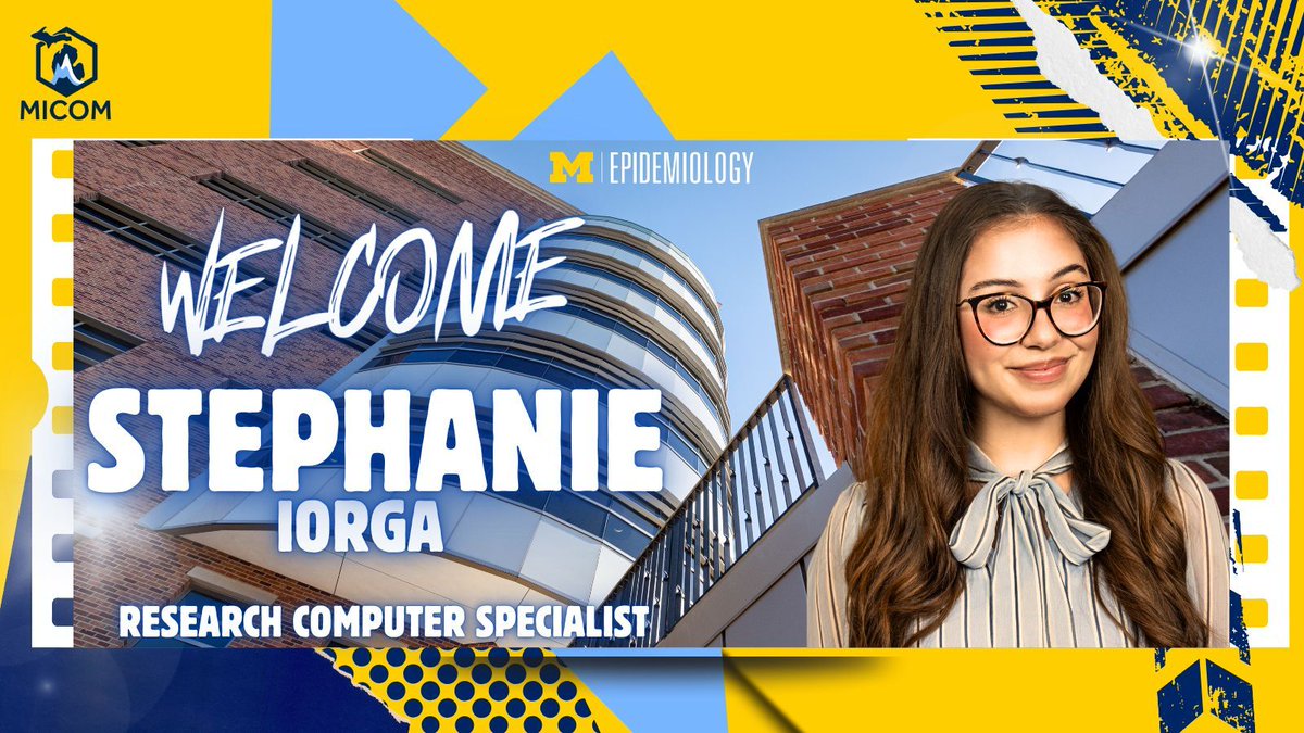 umichepid's tweet photo. Stephanie earned her MPH in Epidemiology at U-M and has spent the last 2 years working as a Research Area Specialist for MI-Support. She is thrilled to continue supporting local health departments across Michigan as a Research Computer Specialist with the MI-Support team. https://t.co/8Pra0zQJj7