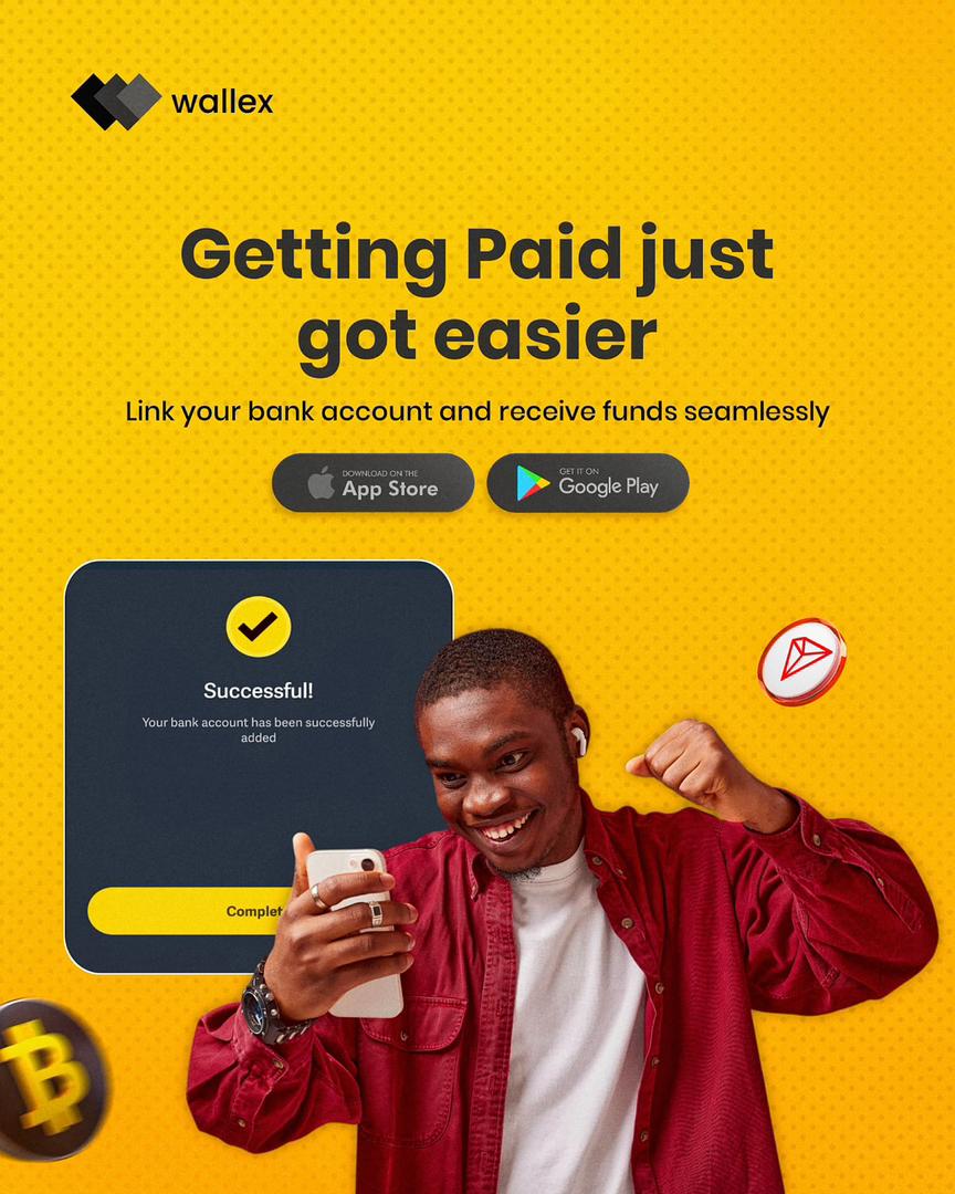wallexhq's tweet photo. Weekend loading… 

Your crypto shouldn’t be what’s slowing your plans down.
Turn it into naira faster with Wallex.

TGIF 💸 https://t.co/grF4JSdYwt