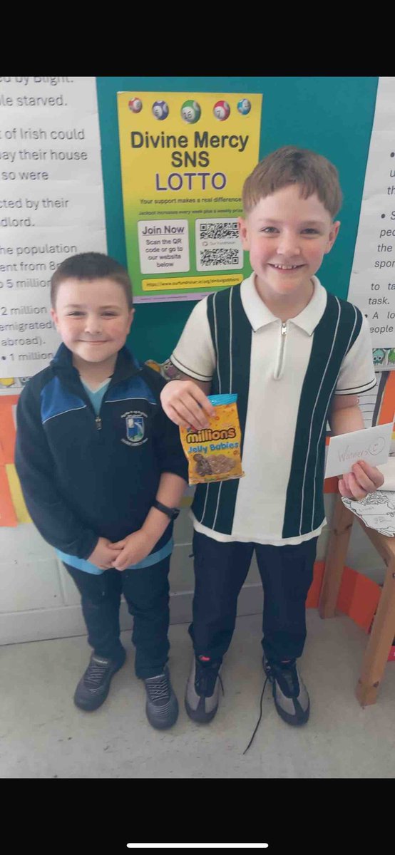 DMSNSBalgaddy's tweet photo. Congratulations to this weeks lotto winners, Evan and Aaron Hayes! https://t.co/OwGakDjyNG