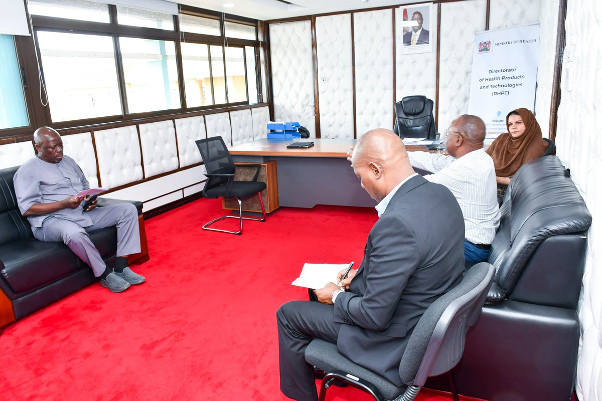 keprecon's tweet photo. The ALIGN Kenya project team had a productive engagement with the Ministry of Health’s Director of Health Products and Technologies Dr. Nazila Ganatra on strengthening health products technology governance including the prioritization and introduction landscape in Kenya. The aim of the meeting was to improve access to quality, affordable, and evidence-based health products in Kenya. The discussions focused on revising the @MOH_Kenya HPT Policy and Guidelines, setting up a sector-wide product Health Technology Assessment process, and building stronger systems to support Universal Health Coverage.
The meeting, attended by Prof. Fred Were and Dr. Wilson Liambila, also explored opportunities to support local manufacturing, sustainable healthcare solutions, digital market intelligence systems, and better coordination around health products donations, procurement, and product introduction. These collaborative efforts are building towards an efficient and effective portfolio-based health products introduction system in Kenya. 
 #AlignKenya #HealthInnovation