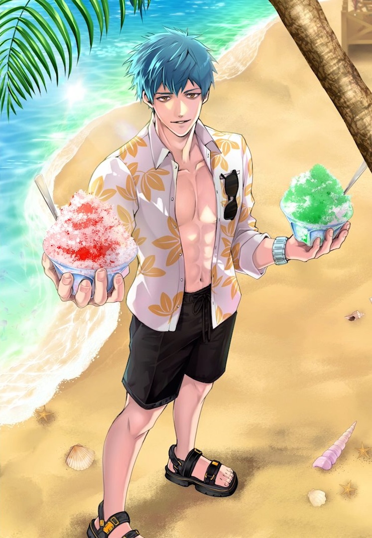 Saito Hajime illustrated by Saotome Ageha for the Build Divide