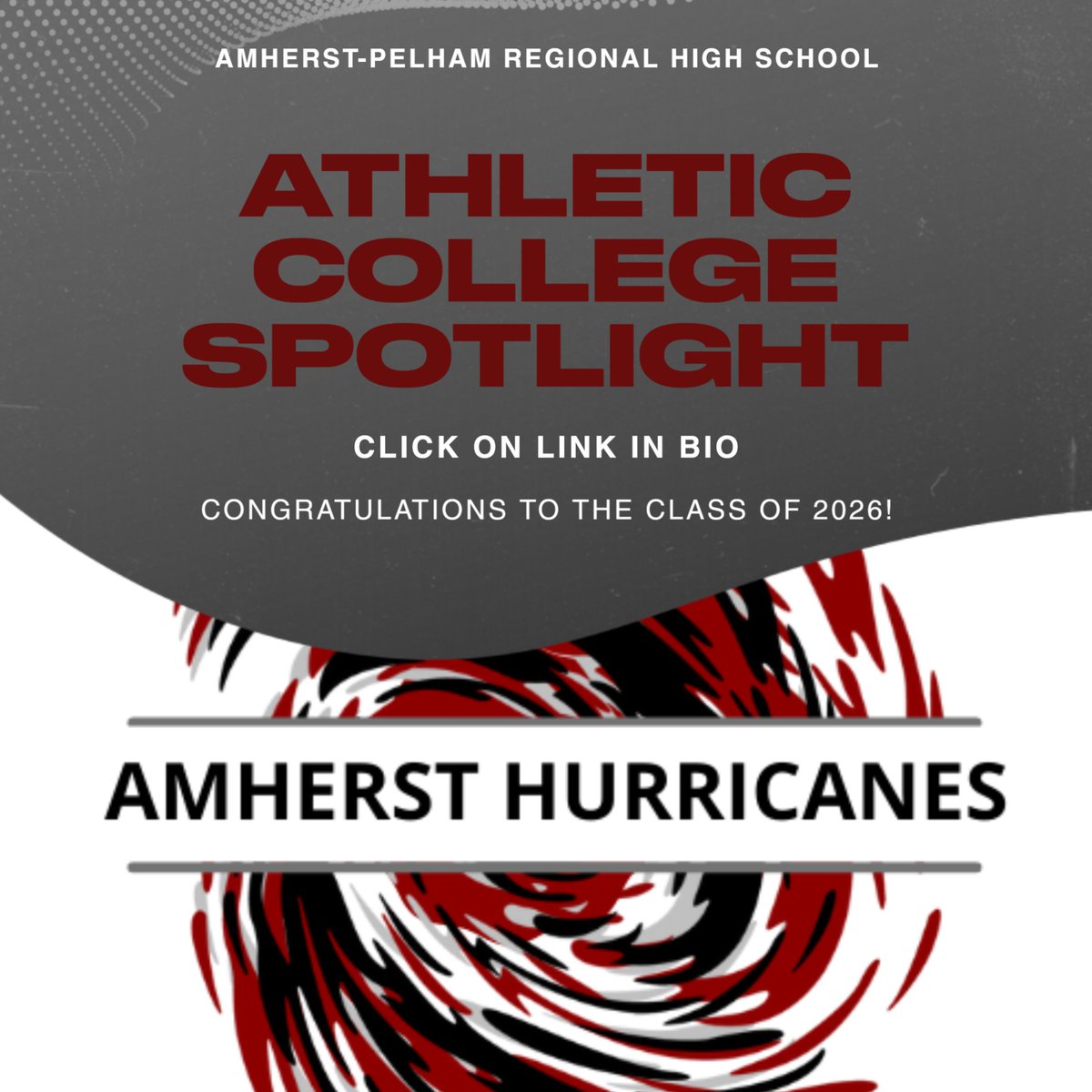 ARHSHurricanes's tweet photo. Happy last day of school to the Class of 2026! Click on link in bio to see where some of our student-athletes are continuing their athletic careers! https://t.co/WnV8WKoByu