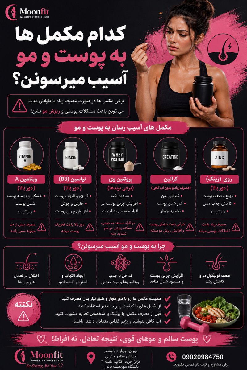 Moon Fit|باشگاه بانوان مون فیت tweet media
