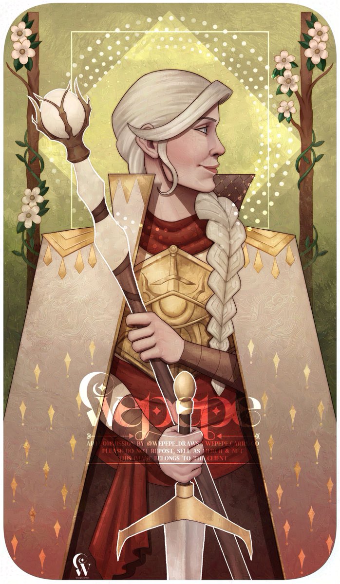 wepepe_draws's tweet photo. Trevelyan &amp; Rook tarot card c✦mmissi✦n

#dragonage #artcommission #wepepedraws https://t.co/GKsTI0eUpK