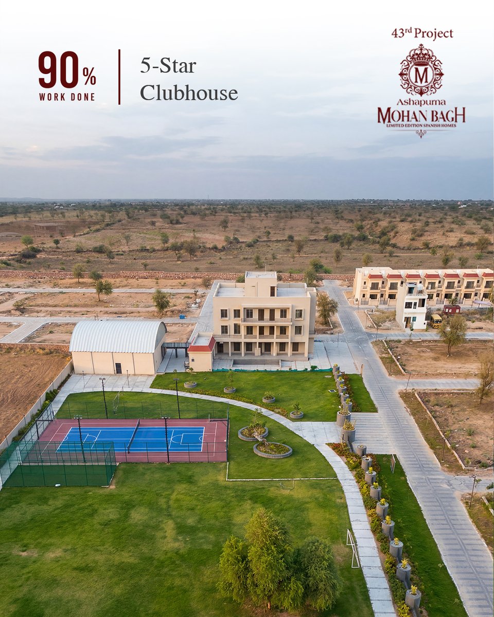 ashapurnabl's tweet photo. Ashapurna Mohanbagh continues to grow into a thoughtfully developed township where families are already residing and feeling at home. 🏡

RERA No.: RAJ/P/2023/2813
Call Us: 9783747747
Address: Near ITC Hotel, Uchiyarda, Jodhpur
 #propertyinjodhpur #clubhouse #constructionupdate https://t.co/ixpTmaoy7h