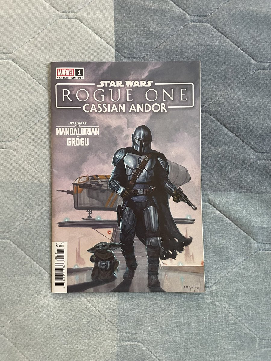 LouProsperi's tweet photo. My Disney Stuff: Star Wars Rogue One - Cassian Andor

This is the first of a series of single issue stories featuring characters from Rogue One (which ironically has a cover featuring completely unrelated characters). Next up is Jyn Erso. https://t.co/SxSJWrkVLb