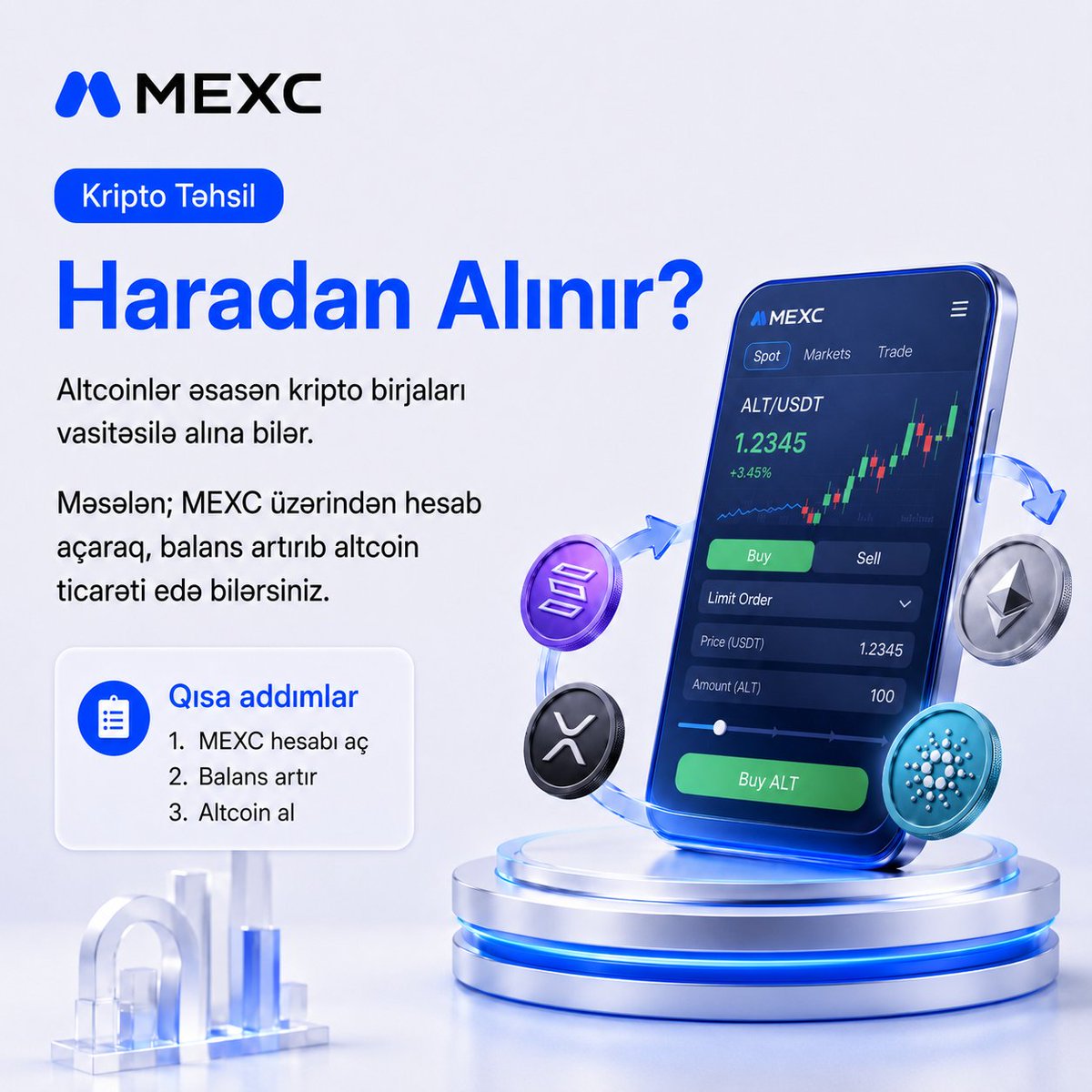 MEXC_AZ's tweet photo. Altcoin nədir? Necə alınır? Nə işə yarayır?

Ağlınıza gələn əsas sualları qısa şəkildə cavablandırdıq. Tez bir nəzər yetirə bilərsiniz!

Daha çox maarifləndirici məzmun üçün bizi izləməyi unutmayın!

Daha çox məlumat üçün👇
https://t.co/PDezYAnXwr https://t.co/VCGZst4htw