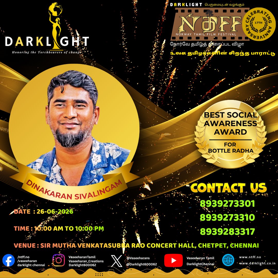 Darklight600062's tweet photo. DARKLIGHT in NTFF 2026 - BEST SOCIAL AWARENESS AWARD https://t.co/HeASpuaJ3R