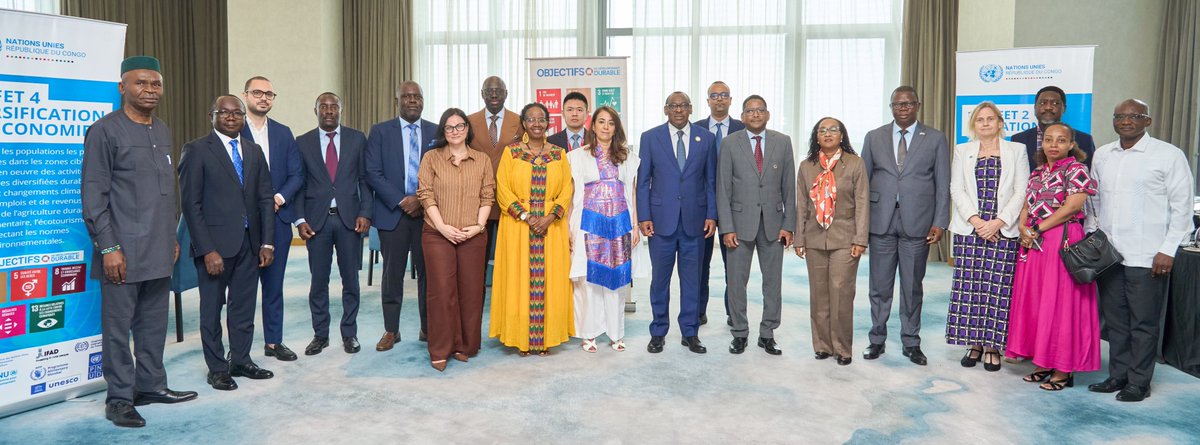 ECA_OFFICIAL's tweet photo. Key focus areas: food security, value chains, AI &amp; digital transformation, industrialization, health &amp; evidence-based economic policy aligned with the Government of Congo’s national agenda. Underpinned by a stronger, united UN for a stronger Congo. #UN80

#AfDBAM2026 https://t.co/riU8mRs17e