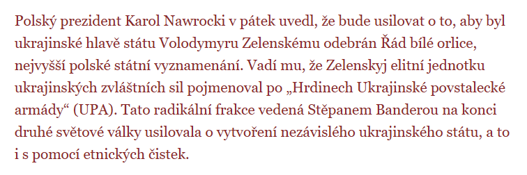 GavinnyOriginal's tweet photo. Stepan Bandera byl hrdina.
Žil jako hrdina.
A zemřel jako hrdina.

Nutné je si uvědomit, že málokdy jsou hrdinové černobílí. Obzvlášť, když žijí ve 30. a 40. letech na Ukrajině. Nikdo z nás si to neumí představit.

A Poláci by měli se svými pogromy na židy tak akorát mlčet. https://t.co/hiJCIuwX5G