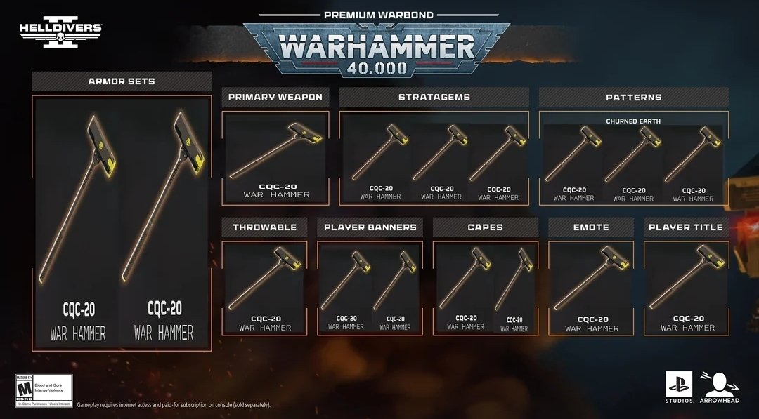 LeFrenchDoctor's tweet photo. @helldivers2 WARHAMMER 40K WARBOND TOMORROW https://t.co/4r1rnJPuwR