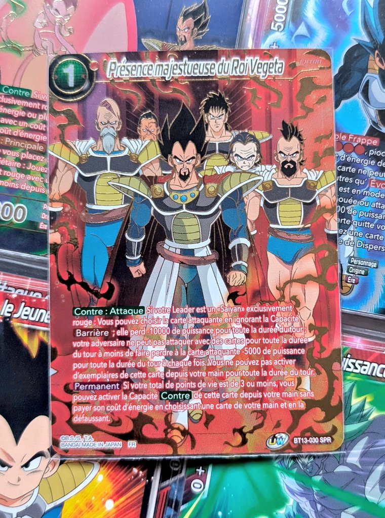 Dbzcollection's tweet photo. Teams #Barddock ou #Teams #Roivegeta ? 
#DragonballSuper card game 
#Dbscg Fr https://t.co/JEhpe7RwPk