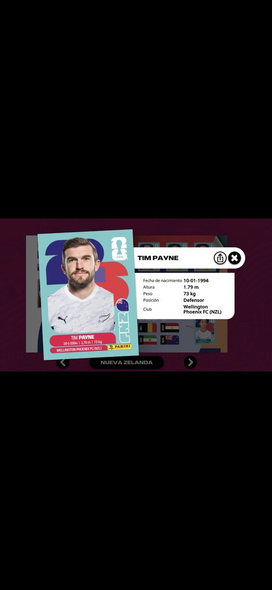 OsunaRodrigo's tweet photo. Como no vas a tener la figu del GOAT del 2026 #TimPayne https://t.co/Cm6IsW0Ymn