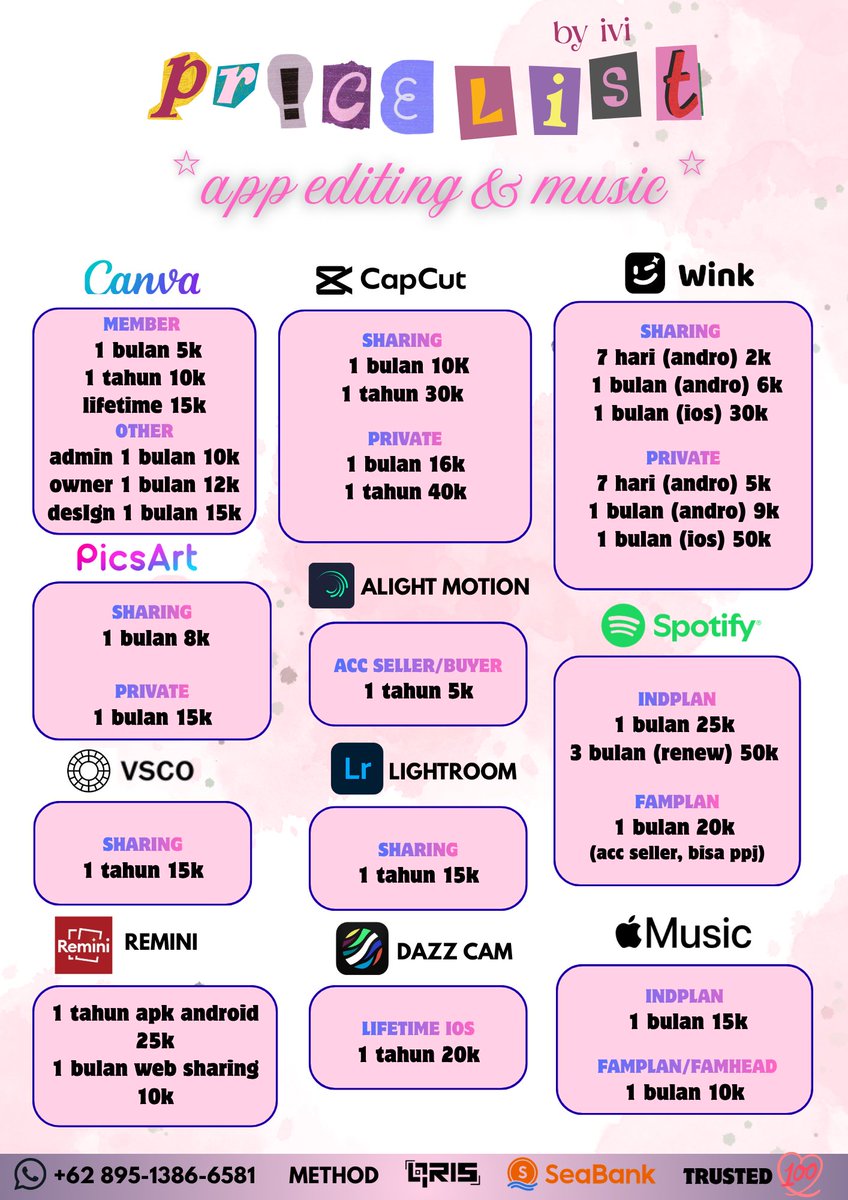 milkitaro_'s tweet photo. OPEN ORDER FAST RESPON ‼️
TRUSTED &amp; AMAN 💯
cek testimoni di bio^^
#zonauangㅤ #netflix #spotify #disney #capcut #loklok https://t.co/jPaJChFbT4